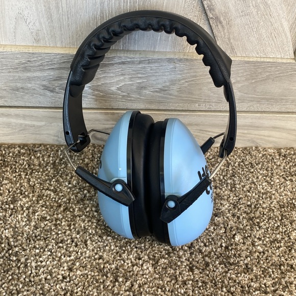 Heartek Kids Earmuffs Hearing Protection - Junior Ear Defenders Ocean Blue - Picture 4 of 8